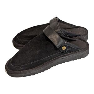 Ugg Oz Shearling Clogs Woman's Size 9 Uggs Black Clogs Size 9 Blass Ugg Clogs